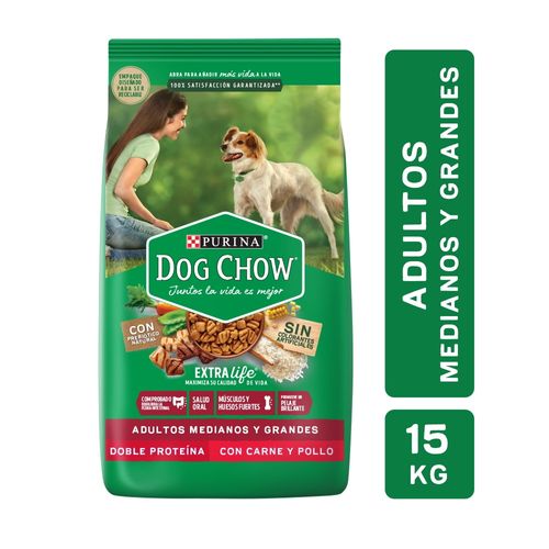 Dog Chow Adulto M/G 15 kg