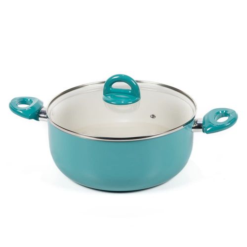 Cacerola Antiadherente Cerámico Aqua 26 Cm Suka