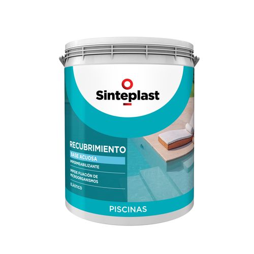 Pileta Acrilico Azul 4Lt Sinteplast