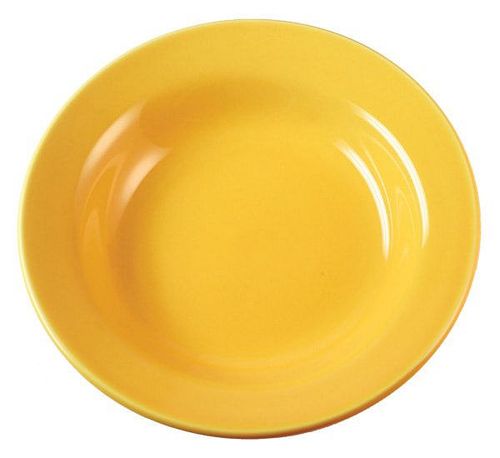 Plato Hondo Cerámica Donna Amarillo Biona