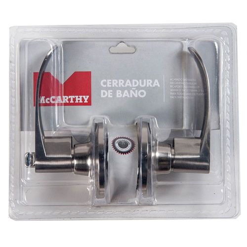 Cerradura Manija Baño Satinado Mc Carthy