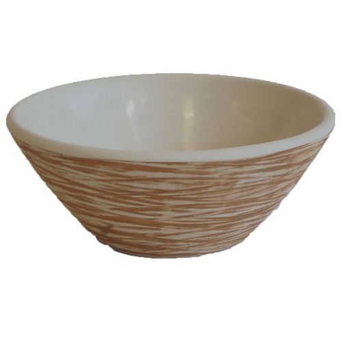 Bacha De Apoyar Duna Resina Poliéster Beige Polyquartz