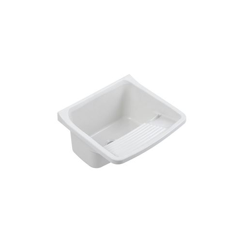 Pileta Lavadero Polipropileno Traful Blanco 15 L Ferrum