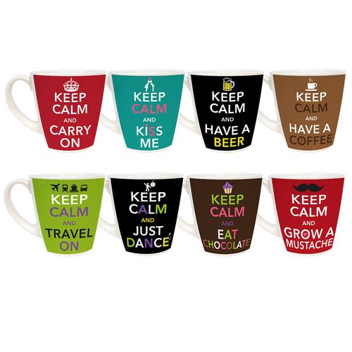 Mug 405CC Keep Calm Surtidos