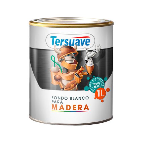 Fondo Blanco Para Madera Tersuave 1Lts