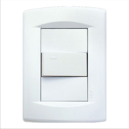 Linea Armada Life Blanca 1 Interruptor Combinado 10A Sica