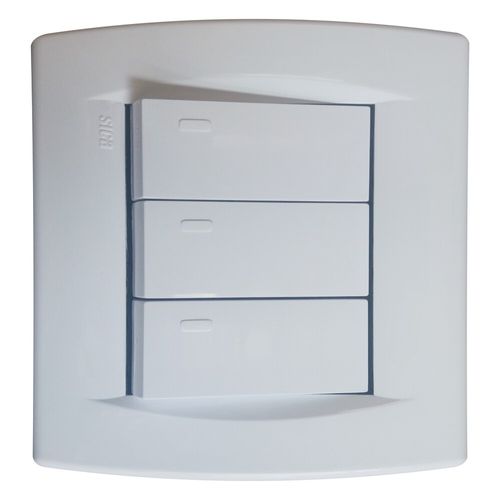 Linea Armada Life Blanca 3 Interruptores 10A Sica
