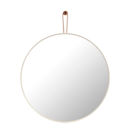 Espejo Redondo White 57 Cm Reflejar