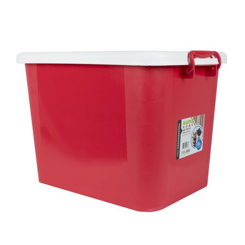 Caja Organizadora Con Tapa Y Ruedas 50 L Kuma Home