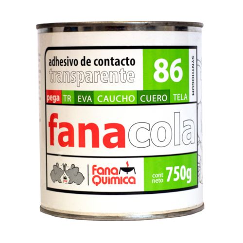 Adhesivo Contacto Transparente 750Gr Fanacola