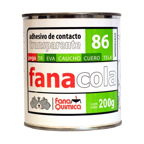 Adhesivo Contacto Transparente 200Gr Fanacola