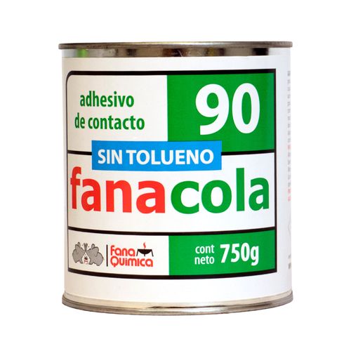 Adhesivo Contacto x90 Sin Tolueno 750Gr Fanacola