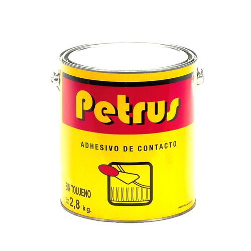 Adhesivo De Contacto Sin Tolueno Petrus 2.8Kg