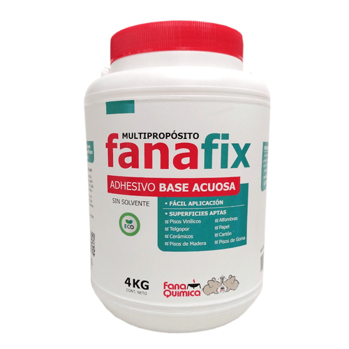 Adhesivo Multiprop Acuoso 4 Kg Fanafix