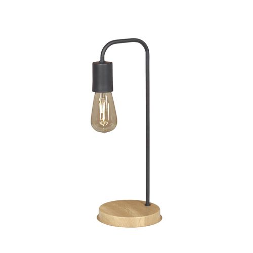 Lampara Imola 1 Luz E27 Negro Ferrolux