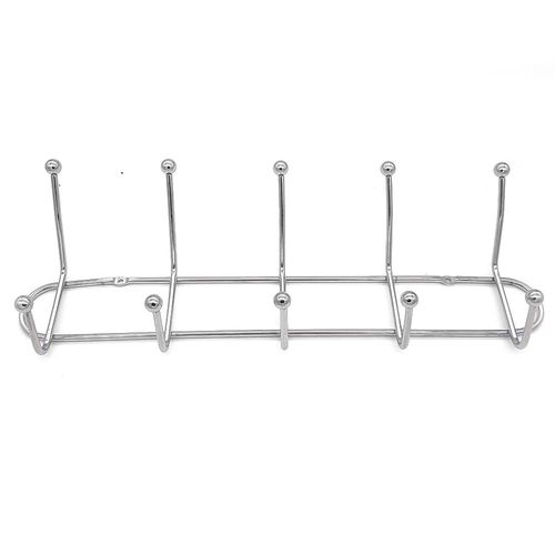 Perchero De Pared Con 5 Ganchos Cromado Crystal Rock