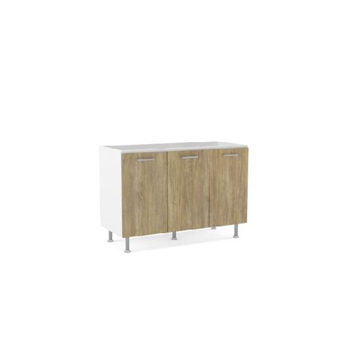 Mueble Inferior 3 Puertas Carvalho 120C Vessanti