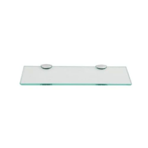 Repisa de Vidrio Rectangular Transparente 12x40 cm Vessanti