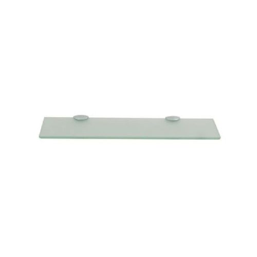Repisa de Vidrio Rectangular Semi Transparente 12x50 cm Vessanti