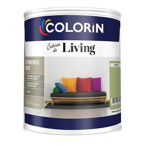 Látex Interior Living Cipres 1Lts Colorin