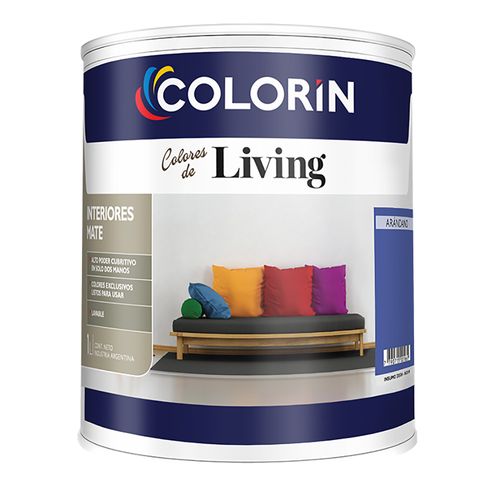 Látex InteriorLiving Arandano 1Lts Colorin