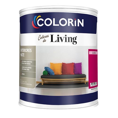 Látex Interior Living Guinda 1Lt Colorin