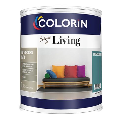 Látex Interior Living Eucaliptus 1Lt Colorin