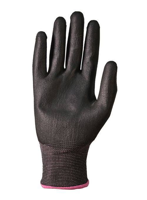 Guante sin Costura En Pu Negro T.8 DP