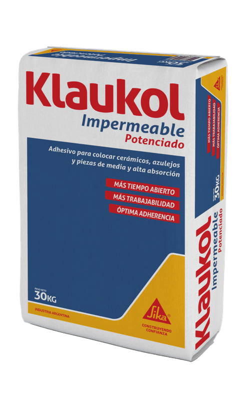 Adhesivo Impermeable Potenciado X 30Kg. Klaukol
