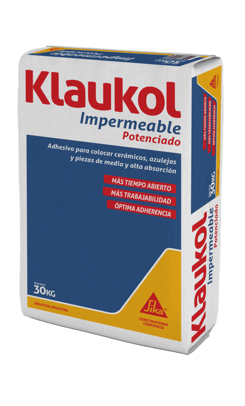 Adhesivo Impermeable Potenciado Klaukol x 30Kg.