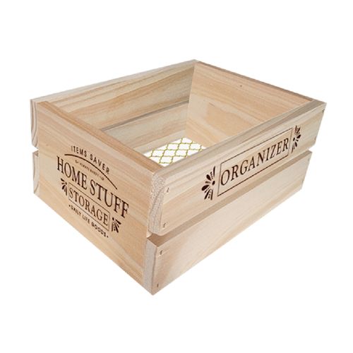 Cajon 2 Tablas Natural 15X21Cm Tierra Nativa