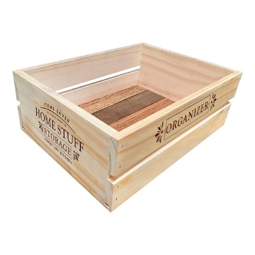 Cajon 2 Tablas Natural 20x30cm