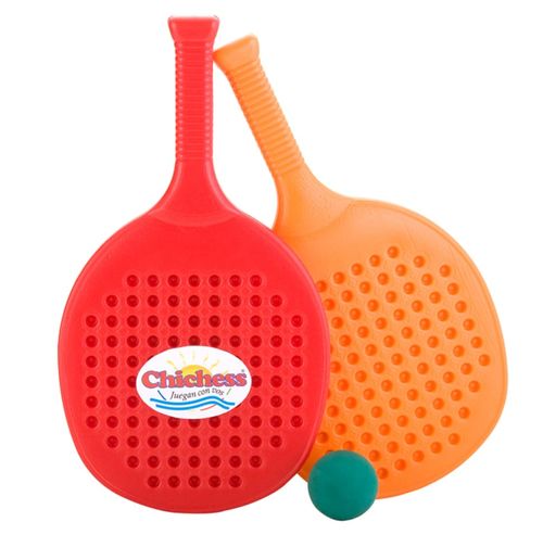 Juego De Paddle 2 Paletas - Pelota De Goma s Chichess