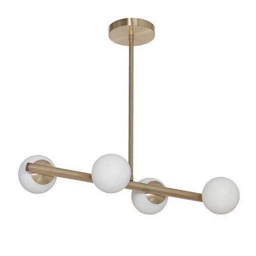 Colgante Vintage Globo 4 Luz G9 49 Cm Bronce Don Bell