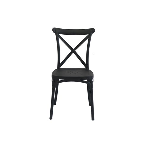 Silla Katrina 60X50X80 Cm Negro Garden Life
