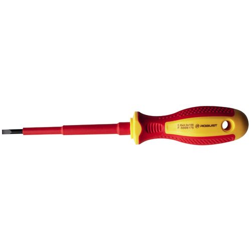 Destornillador Plano 1000V 4x100 mm Robust