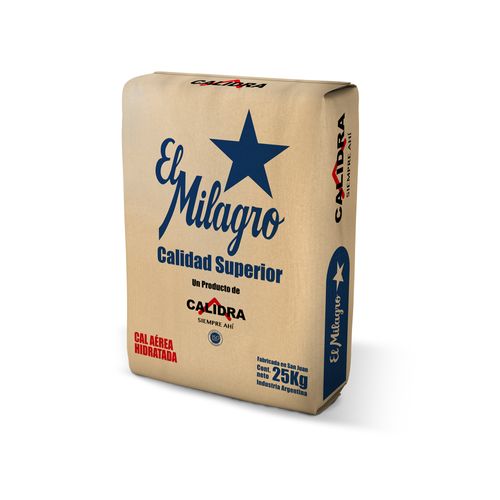 Cal Hidratada 25Kg El Milagro