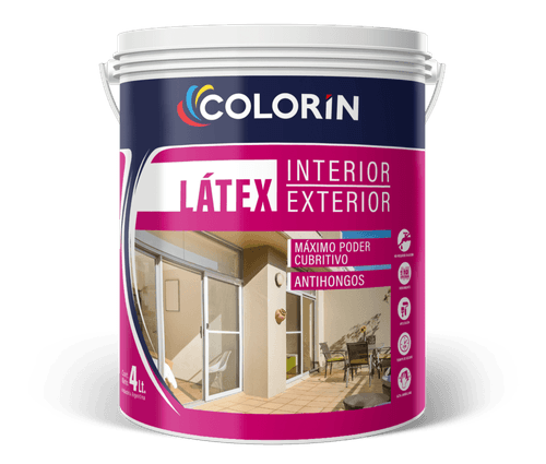 Látex Interior/Exterior 4 L Colorin