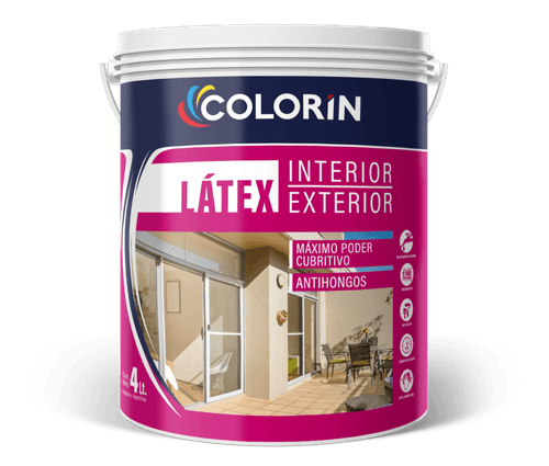 Látex Interior/Exterior 4Lts Colorin