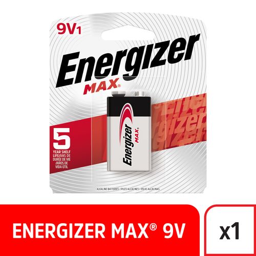 Bateria Energizer 9V Rojo 9,3X10,8X1,8Cm