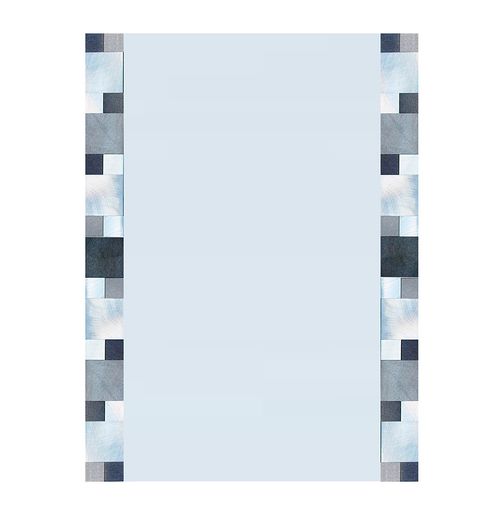 Espejo Duet  Sater Gray Grises 60X45 Cm Misiones