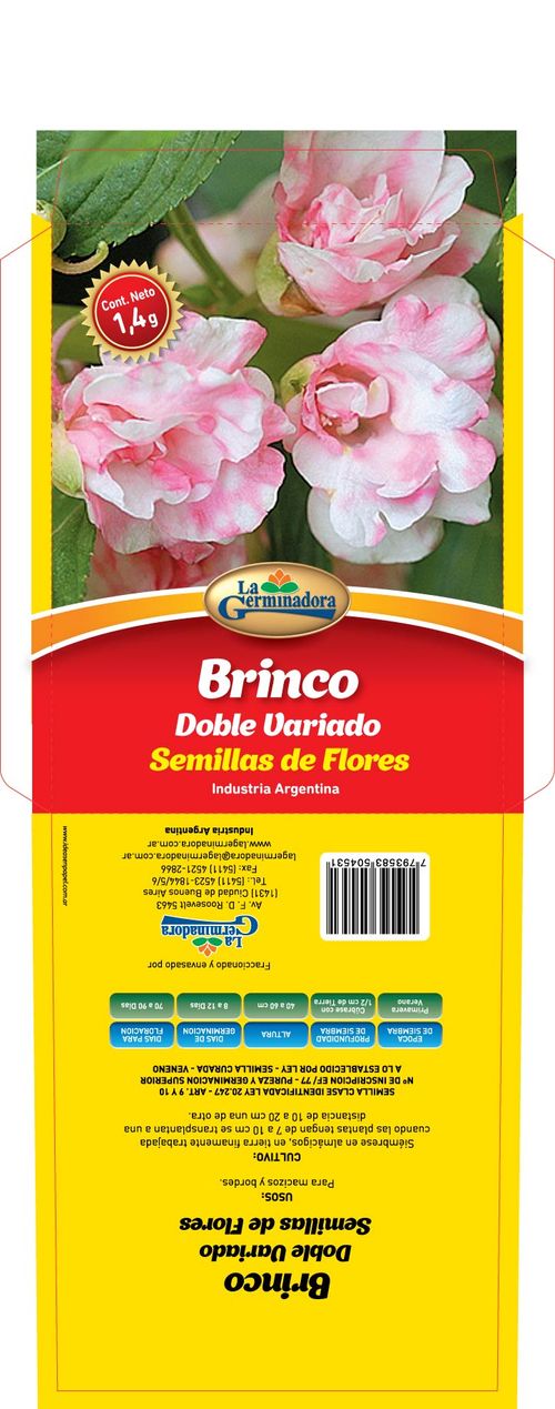 Semillas En Sobre De Brinco 1.4Gr La Germinadora