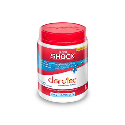 Cloro Granulado Shock 1Kg Clorotec