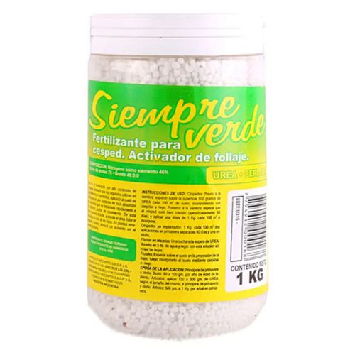 Fertilizante Solido Urea Perlada Siempre Verde 1Kg