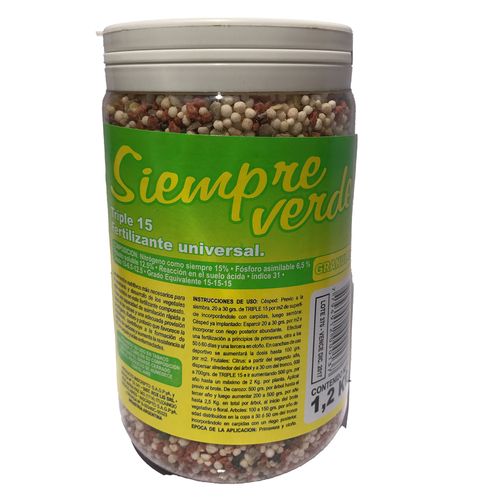 Fertilizante Solido Triple Siempre Verde 1.2 Kg