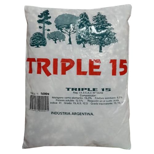 Fertilizante Solido Triple Glacoxan 500 Gr