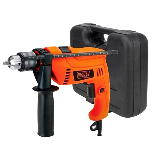 Taladro Percutor Black & Decker Velocidad Variable Con Maletín 13Mm 650W