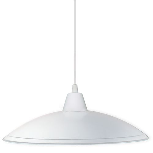 Lampara De Colgar 1 Luz E27 Red 35 Cm Vidrio Satin Ferrolux