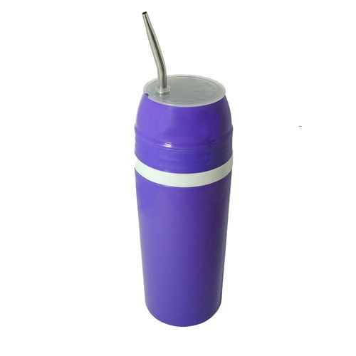 Mate Listo Autocebante Bombilla Metal Deses Plast