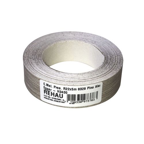 Tapacanto Melaminizado Con Cola Pino Aland Blanco 5 M Rehau